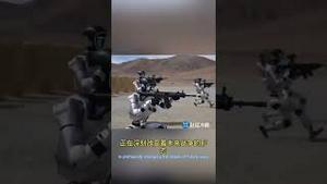 视频爆光！中国正训练机器人军团参与台海战争！China is training robot armies to participate in a war with Taiwan.