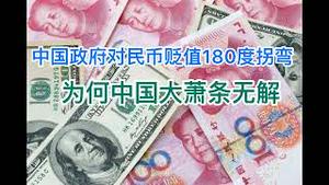 突变！中国政府对人民币贬值180度大拐弯，内在逻辑在哪里？为何中国大萧条无解！(20240615第1212期)