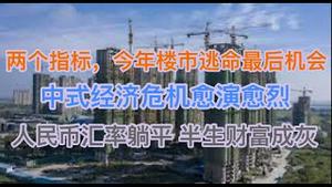 两个指标报警，今年楼市逃命最后机会！中式经济危机愈演愈烈！人民币汇率躺平，很多人半生财富将成灰！(20250108第1345期)