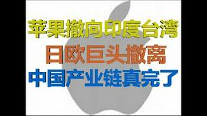 财经冷眼：苹果撤向印台，日欧两巨头跟进，中国产业链完蛋！失业潮势不可挡！（20200514第231期）