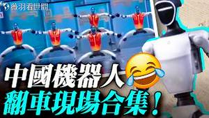 😂是智能还是智障？春晚机器人武术原来是这样！中国机器人下楼、上车、耍赖、摔跤、做饭，翻车现场视频合集。｜薇羽分享 20260218