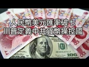 中美贸易战升级金融战开打。人民币汇率破七； 川普定义中共货币操纵国； 8.5香港罢工，香港领军外资撤出加速贬值不可逆（川普推推推20190805第20期）