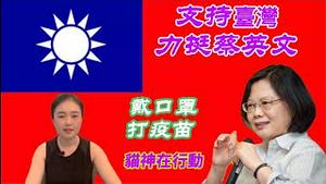【打黑除恶】支持台湾，力挺蔡英文，打击中共50分渗透、抹黑，戴口罩、打疫苗，猫神在行动
