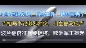 突发！美国多地特斯拉店铺被砸被占，股价腰斩，马斯克完蛋了！卢相马书记激烈争吵，川皇舍马保卢？波兰翻倍征兵要拥核武器，法国星链投入乌克兰，欧洲军工强势崛起！美国军工和马斯克帝国完蛋！