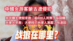 战狼在哪里？中国女游客蒙古遭侵犯，向中国大使馆求救：给600人民币，叫回国；向家人求救：大使馆已向家人施压，叫速回。2024.09.09NO2478