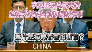 中国驻联合国大使强烈反对以色列的刺杀行为。为什么独裁者都害怕斩首？2024.08.01NO2426#哈尼亚