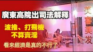 广东高院出司法解释“波推”、“打飞机”不算卖淫。看来经济是真的不行了。2025.07.17NO2780