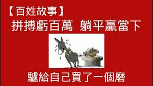 【百姓故事】拼搏亏百万，躺平赢当下。驴给自己买了一个磨。2026.01.08NO3245