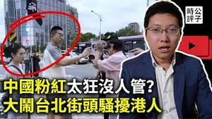 粉红侵入台北街头，动手阻挠港人抗议！中共侵门踏户无动于衷？金马影帝吴慷仁爱国姿势不对遭出征！