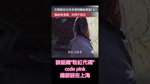 佩洛西怒怼哈粉，叫他们滚回中国。因为该组织“粉红代码”code pink总部设在上海。#佩洛西