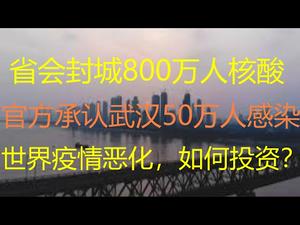 财经冷眼：突发！省会封城800万人核酸，官方承认武汉50万人感染！变种病毒在美国加速扩散！世界疫情恶化，如何投资？（20210101第425期）