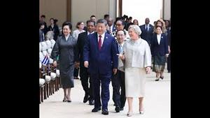 这回没中风？习彭亮相妇女大会，矮翻译抢眼！川普话中有话：习主席经历最坏时刻！美国总统抵达以色列，哈马斯释放所有人质