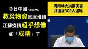 江苏疫情严重超乎想像！#郑州水灾 遇难者数字公布遭质疑！中国学生 #接种疫苗 后被抬走！#张文宏 比猴精！蛇「成精」了😱「#今日中国」