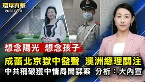 华裔记者成蕾，在狱中首次发声，澳洲总理关注；中共称，破获美国CIA间谍案，受到广泛质疑；美国网络安全专家指出：黑客网攻学校，威胁国安；原北京律师爆料，中国表面上岁月静好，却随时会出事【 #环球直击 】