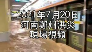 2021年7月20日河南郑州洪灾真实现场影片｜薇羽看世间
