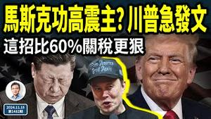 马斯克功高震主？川普急发文！这件事比60%关税，更让习主席恶梦爆表（文昭谈古论今20241115第1482期）